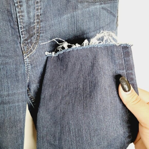 Silver Suki DIY Cropped Dark Wash Jegging - Picture 7 of 11
